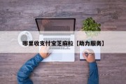 哪里收支付宝芝麻粒【助力服务】