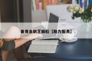 备用金刷芝麻粒【助力服务】